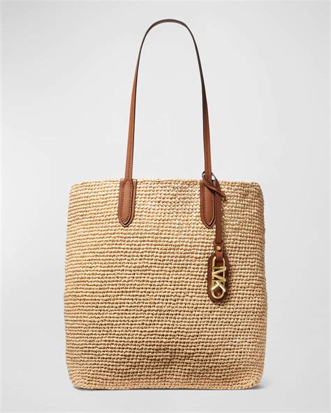 michael kors summer straw tote|michael kors north south tote.